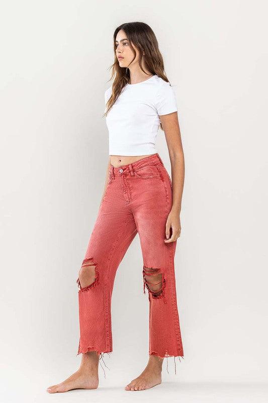 Mid Rise Flare Jeans- Doss Dollz