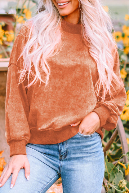 Brown HOWDY Western Fashion Graphic Sweatshirt