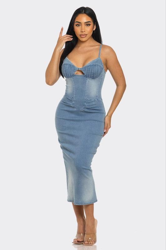 Mid Rise Flare Jeans- Doss Dollz