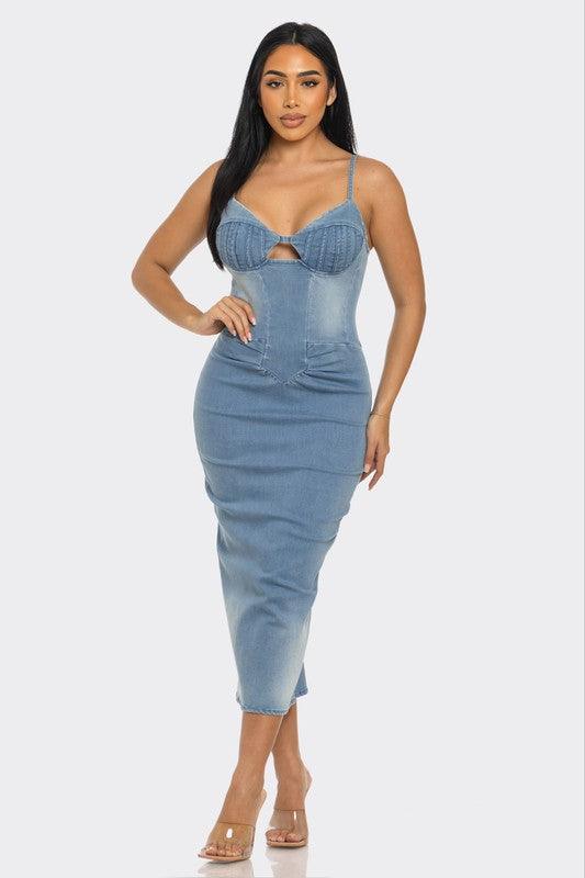 Mid Rise Flare Jeans- Doss Dollz