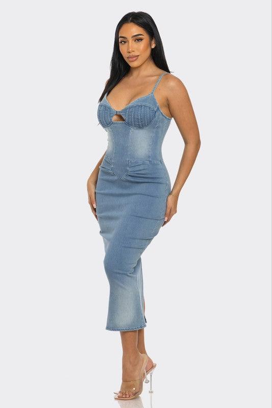 Mid Rise Flare Jeans- Doss Dollz
