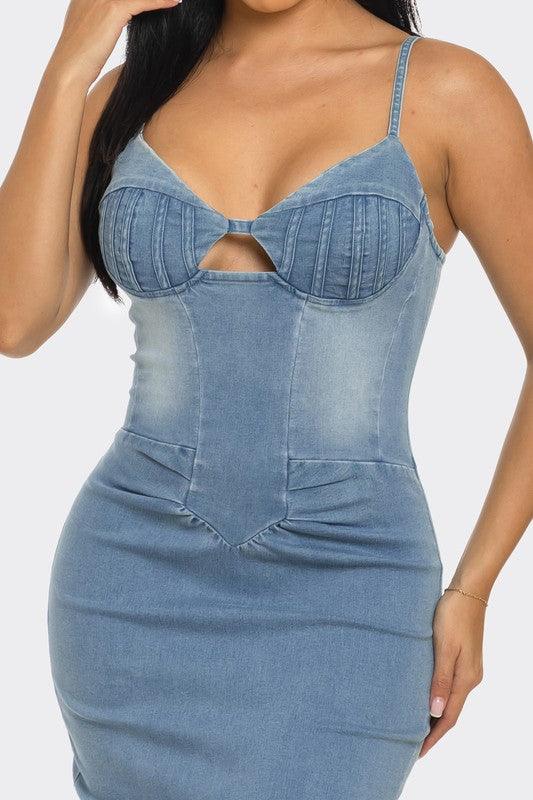 Mid Rise Flare Jeans- Doss Dollz