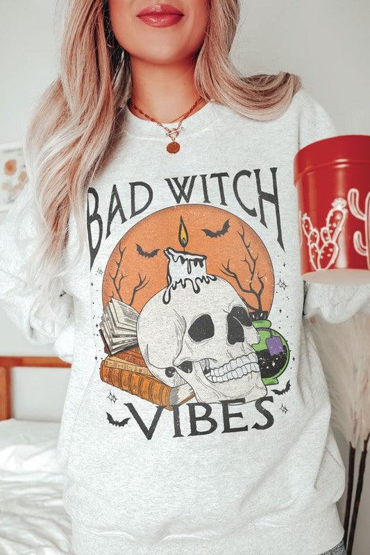 BAD WITCH VIBES Graphic Sweatshirt