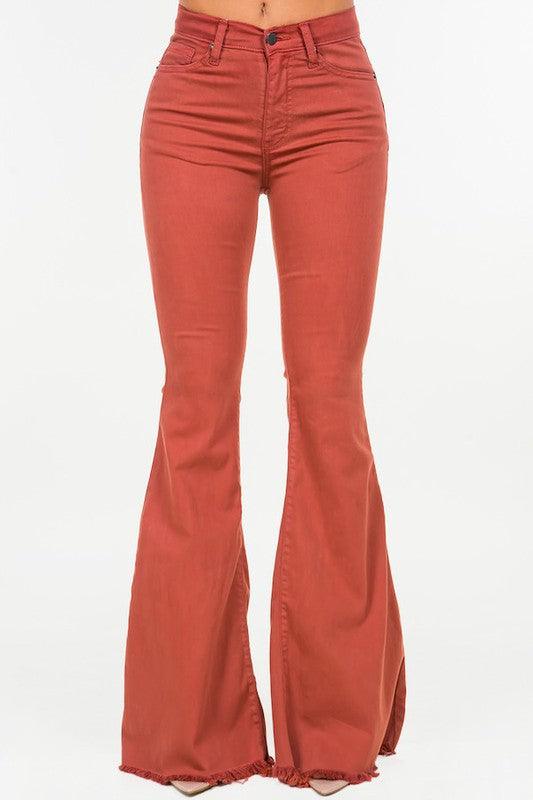 Mid Rise Flare Jeans- Doss Dollz