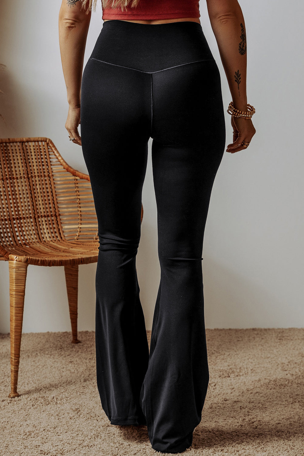 Mid Rise Flare Jeans- Doss Dollz