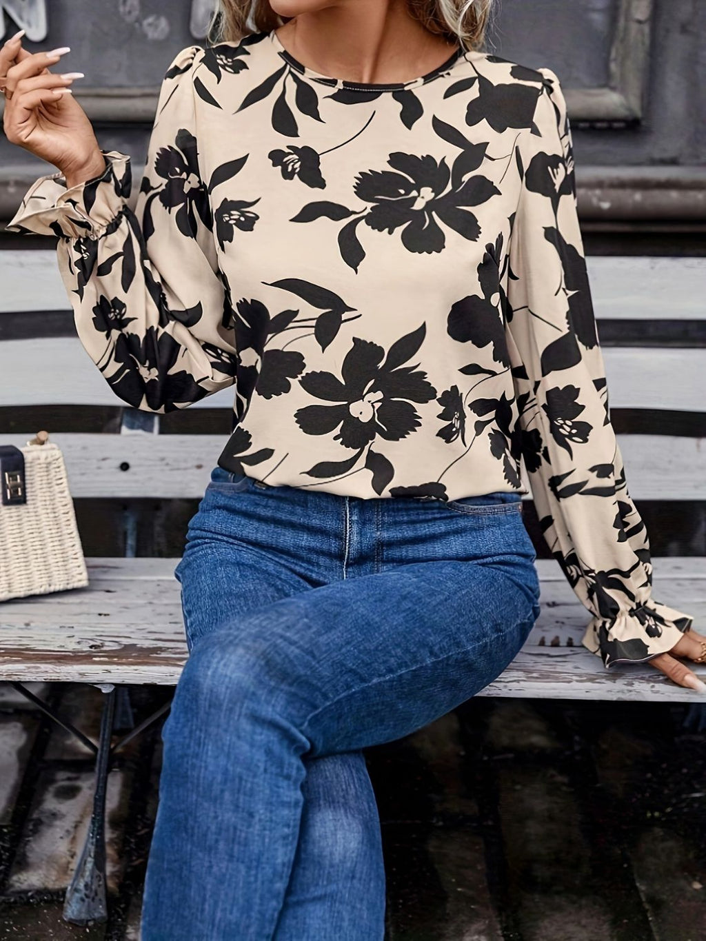Mid Rise Flare Jeans- Doss Dollz
