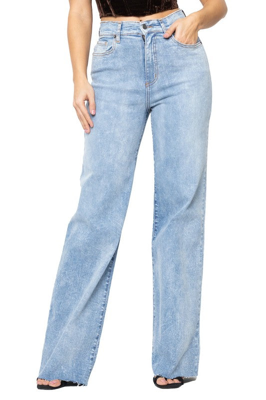 Mid Rise Flare Jeans- Doss Dollz