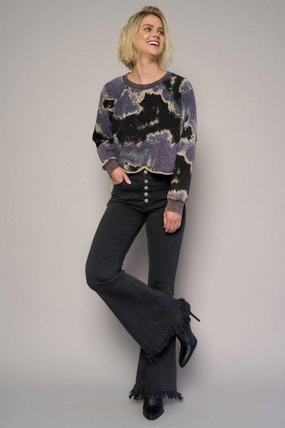 Mid Rise Flare Jeans- Doss Dollz