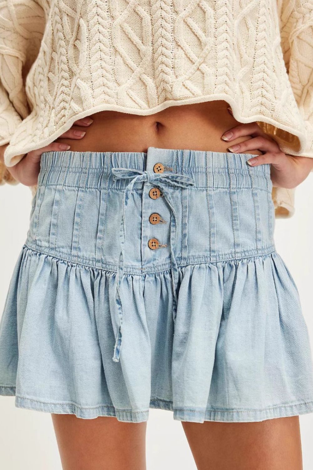 Mid Rise Flare Jeans- Doss Dollz