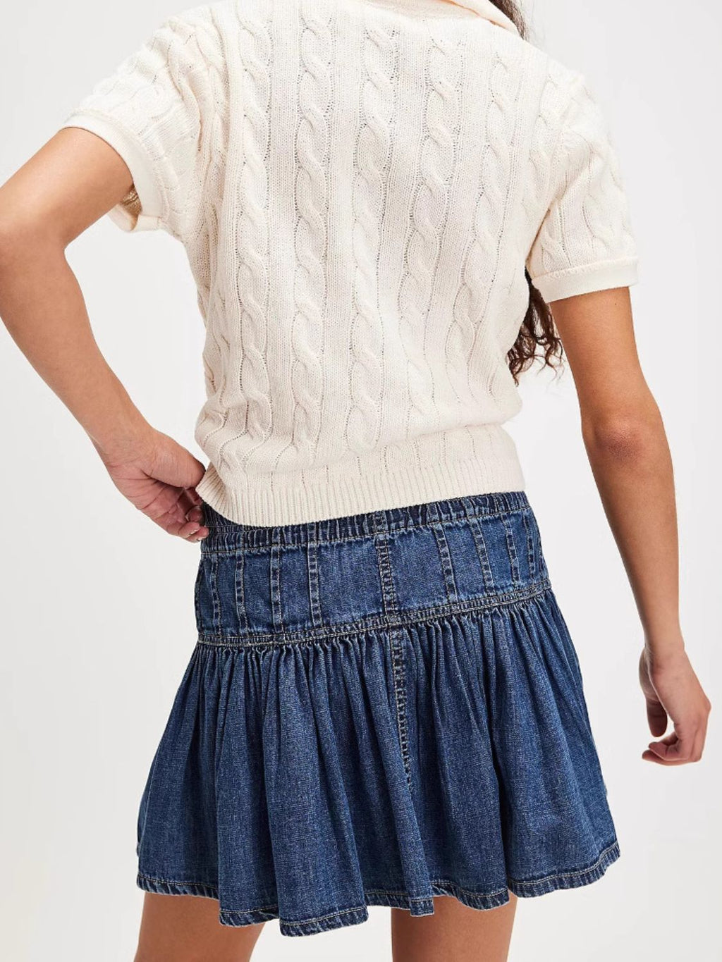 Mid Rise Flare Jeans- Doss Dollz