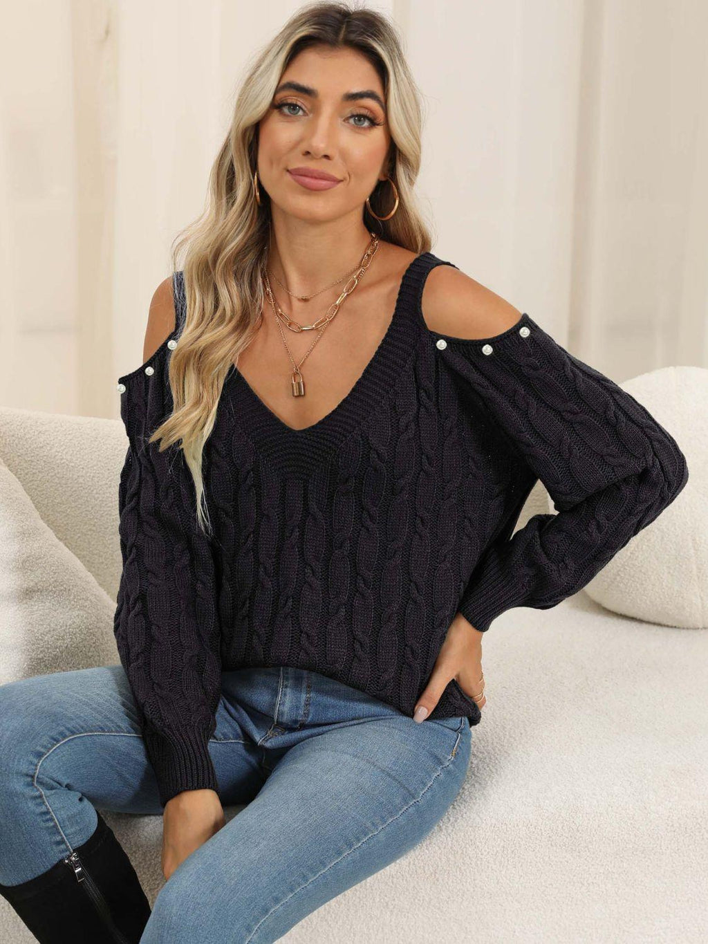 Mid Rise Flare Jeans- Doss Dollz