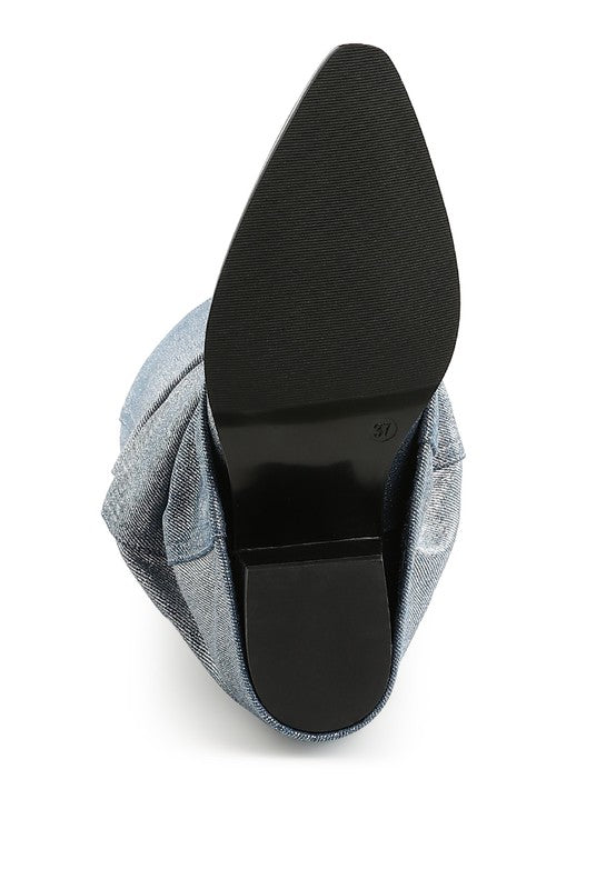 Mid Rise Flare Jeans- Doss Dollz