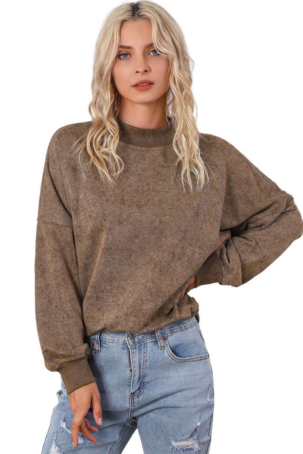 Brown HOWDY Western Fashion Graphic Sweatshirt
