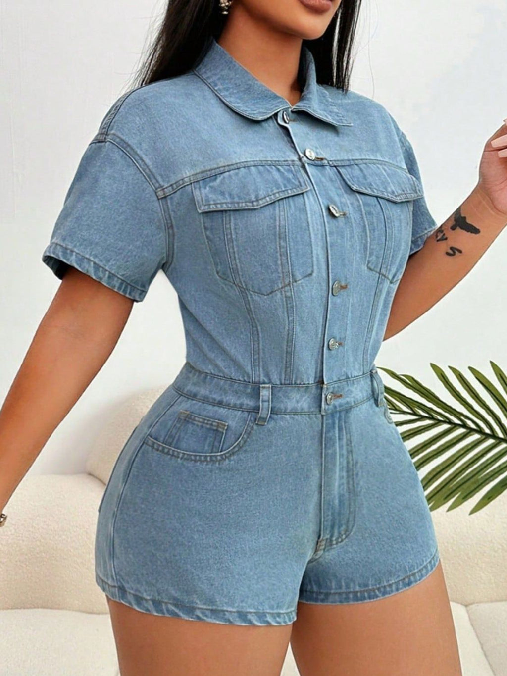 Mid Rise Flare Jeans- Doss Dollz