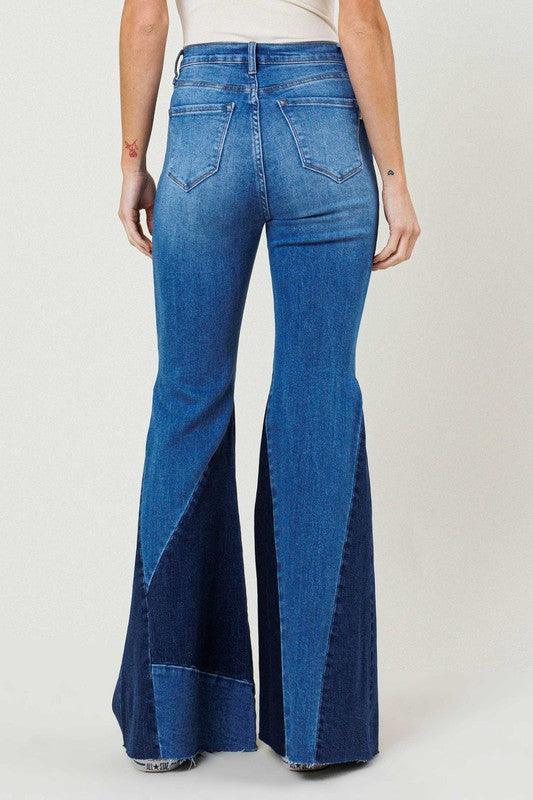 Mid Rise Flare Jeans- Doss Dollz