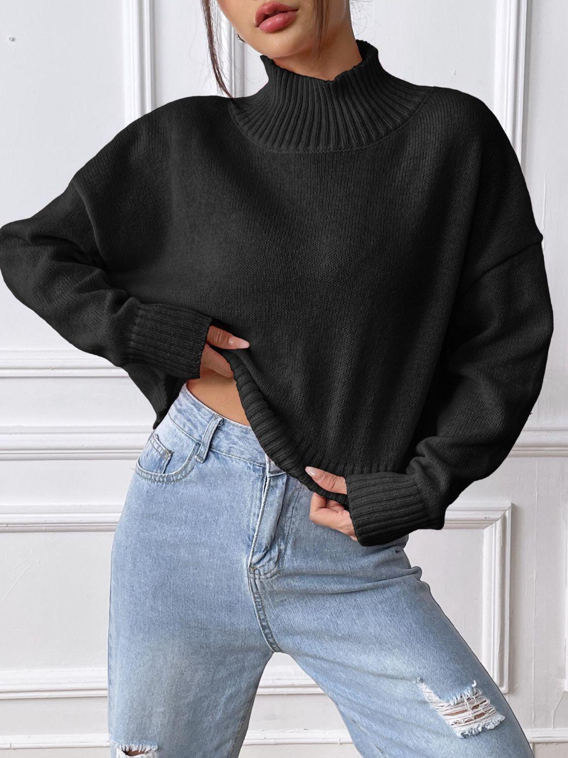 Turtleneck Long Sleeve Sweater