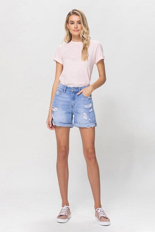 Mid Rise Flare Jeans- Doss Dollz