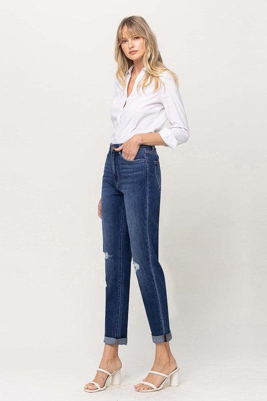 Mid Rise Flare Jeans- Doss Dollz