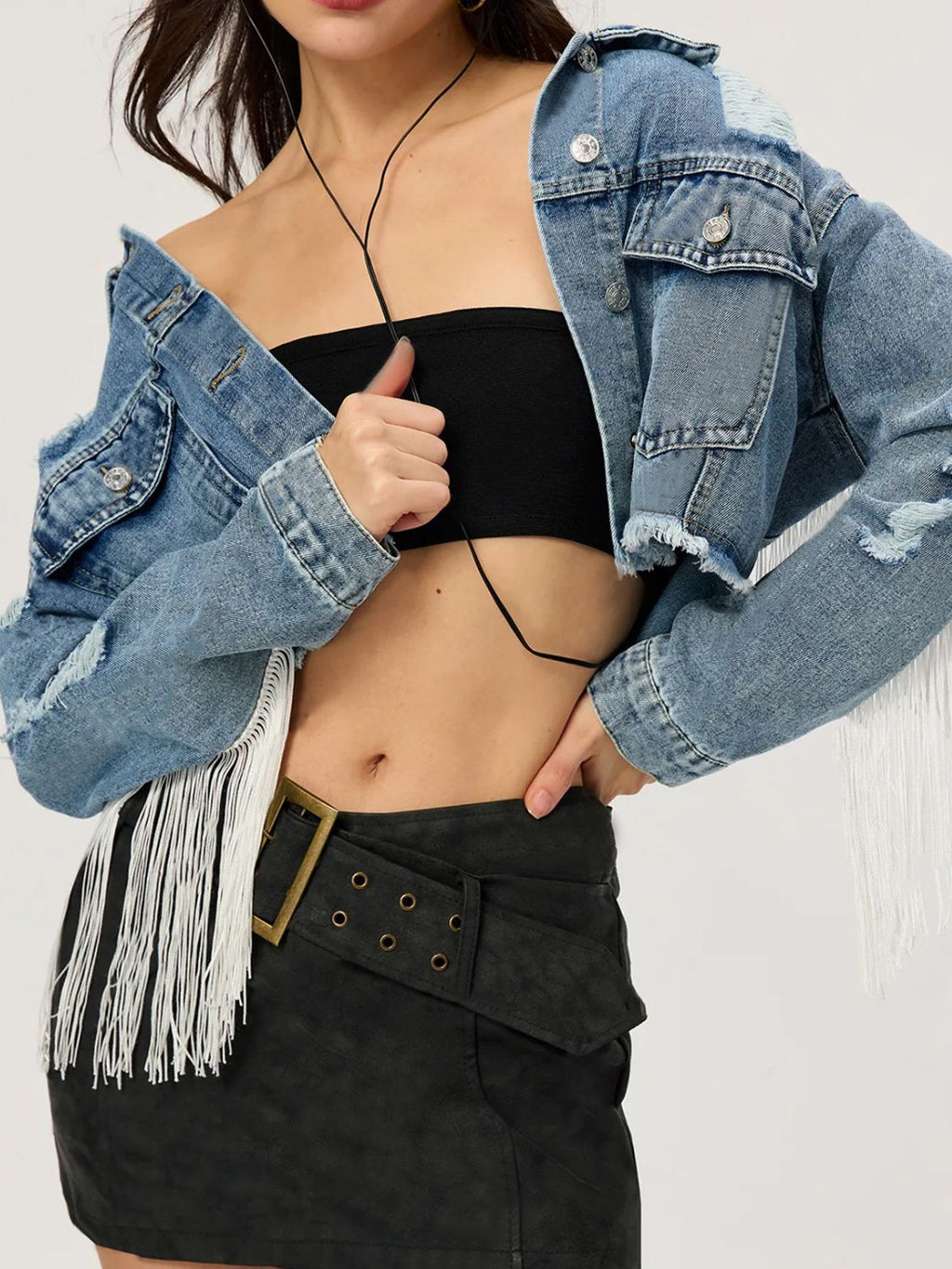 Mid Rise Flare Jeans- Doss Dollz