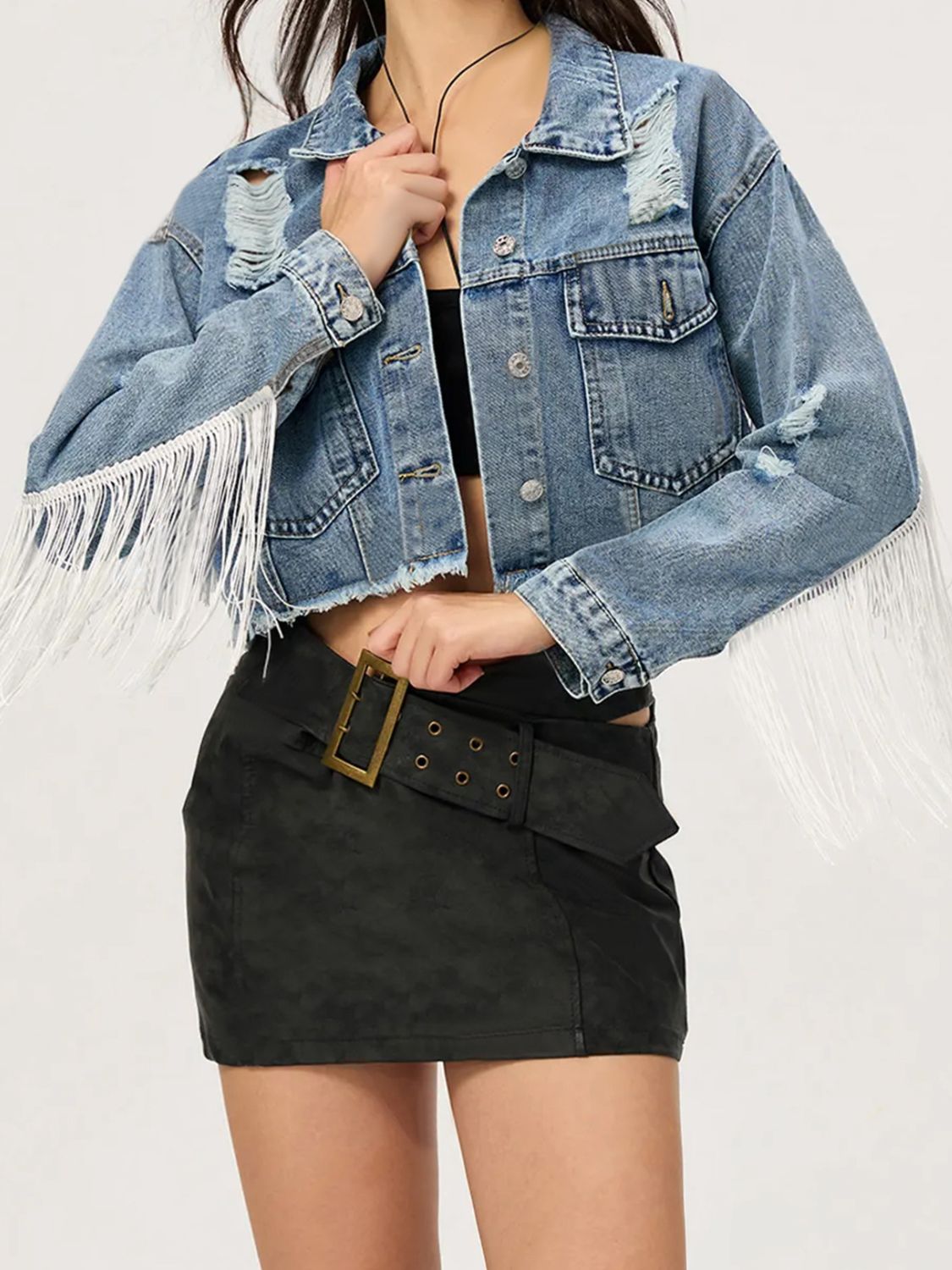 Mid Rise Flare Jeans- Doss Dollz
