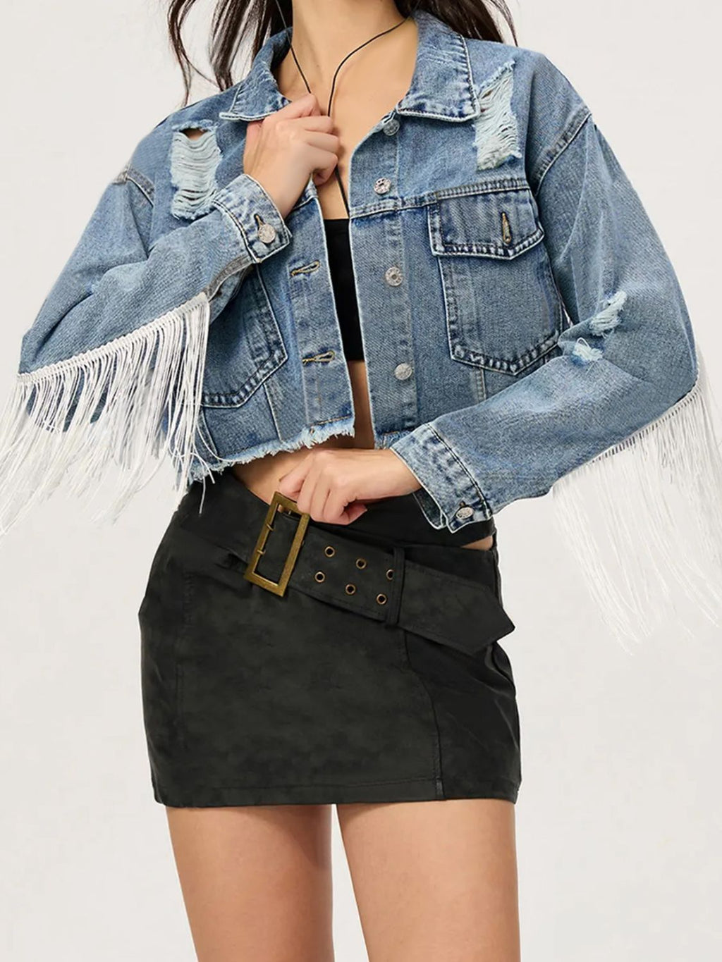 Mid Rise Flare Jeans- Doss Dollz