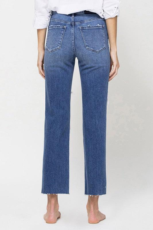 Mid Rise Flare Jeans- Doss Dollz