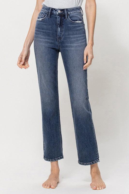 Mid Rise Flare Jeans- Doss Dollz