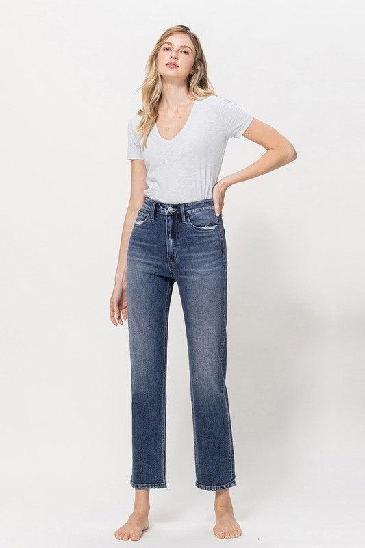 Mid Rise Flare Jeans- Doss Dollz