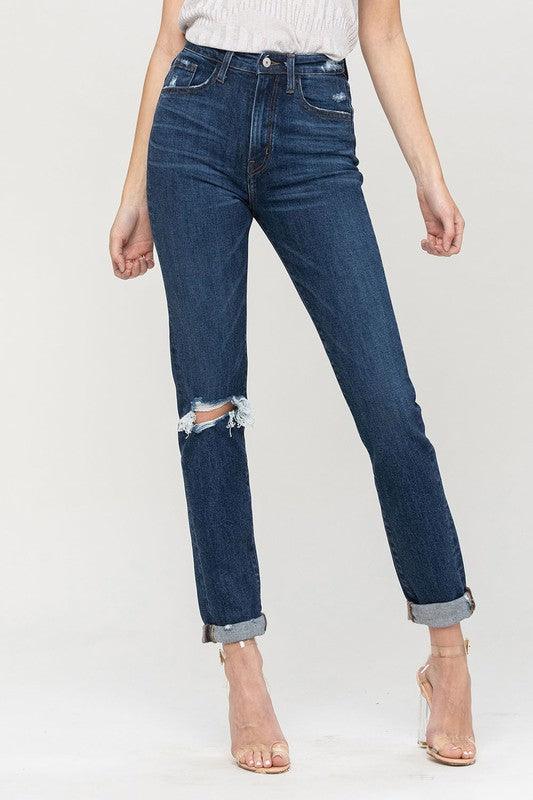 Mid Rise Flare Jeans- Doss Dollz