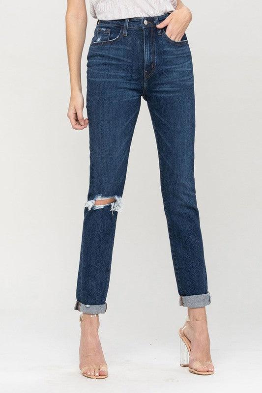 Mid Rise Flare Jeans- Doss Dollz