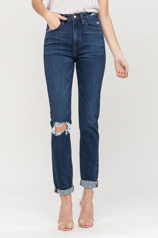 Mid Rise Flare Jeans- Doss Dollz