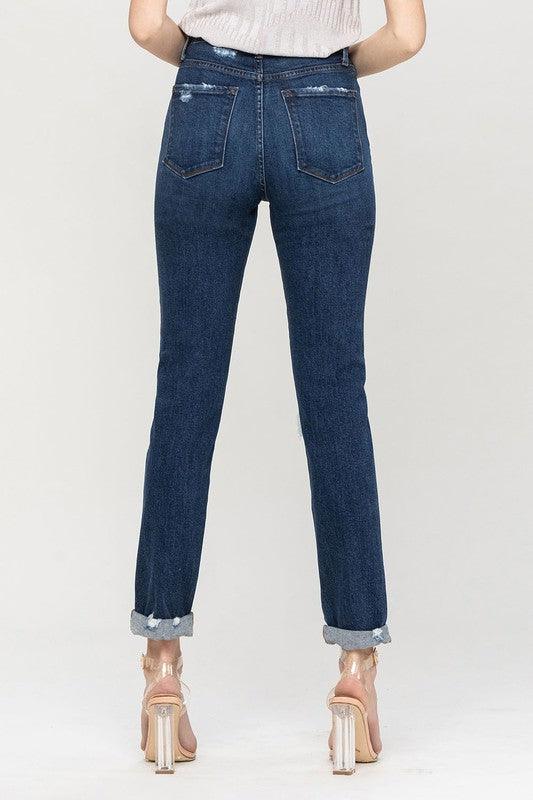 Mid Rise Flare Jeans- Doss Dollz