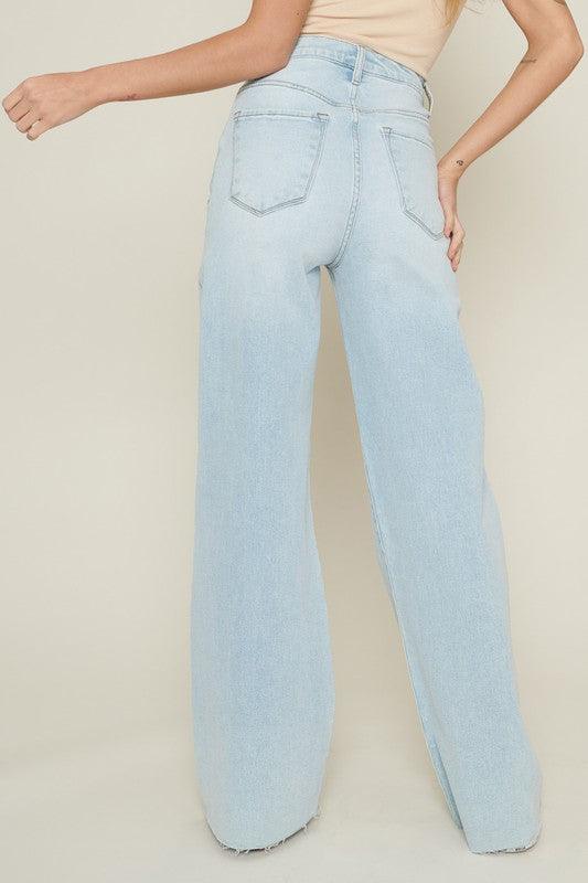 Mid Rise Flare Jeans- Doss Dollz