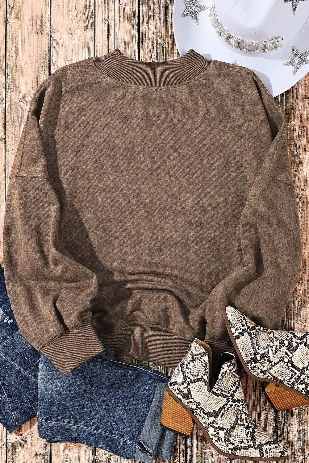 Brown HOWDY Western Fashion Graphic Sweatshirt