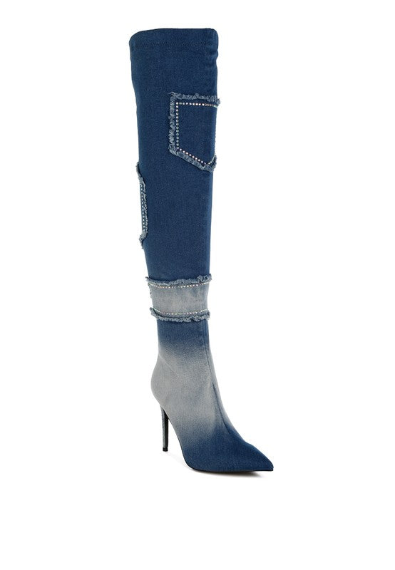 Mid Rise Flare Jeans- Doss Dollz