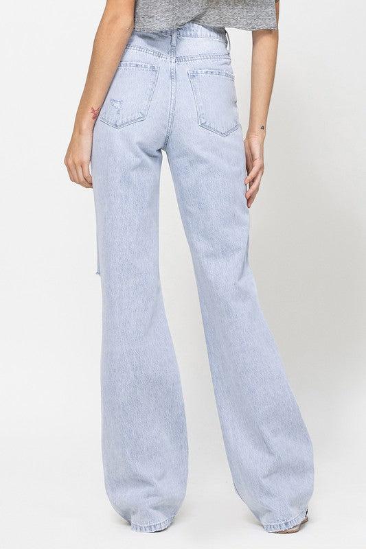 Mid Rise Flare Jeans- Doss Dollz