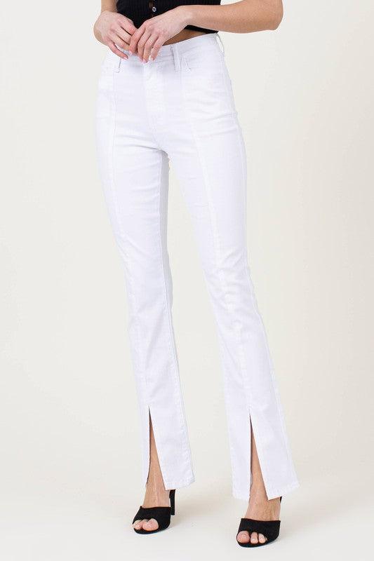 Mid Rise Flare Jeans- Doss Dollz