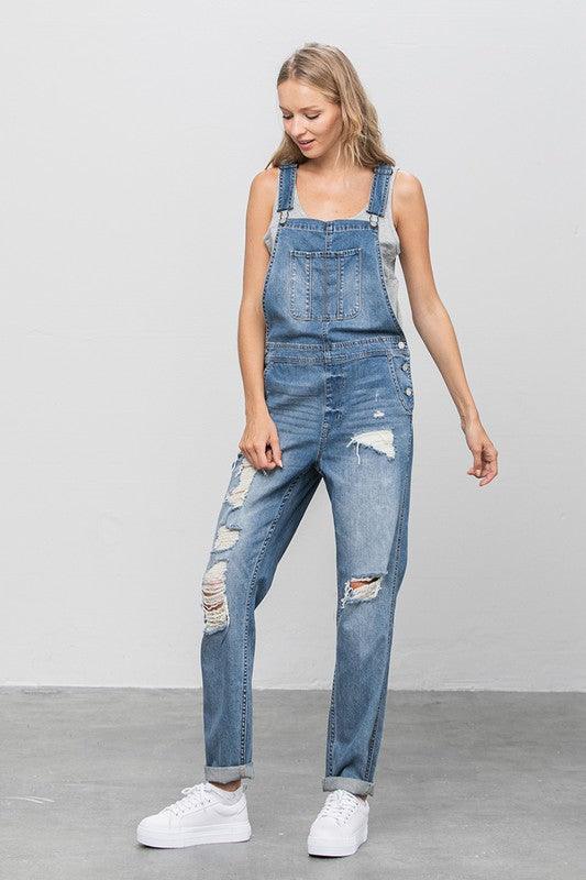 Mid Rise Flare Jeans- Doss Dollz