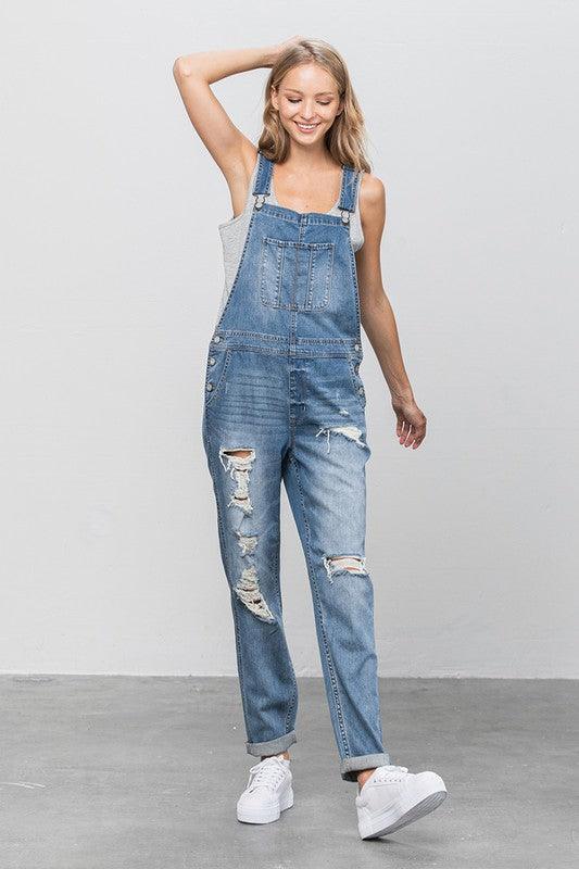 Mid Rise Flare Jeans- Doss Dollz