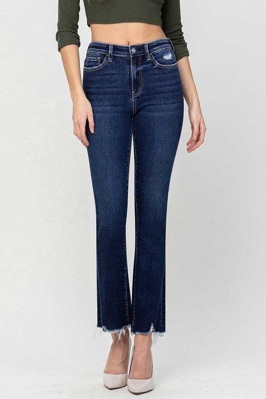 Mid Rise Flare Jeans- Doss Dollz