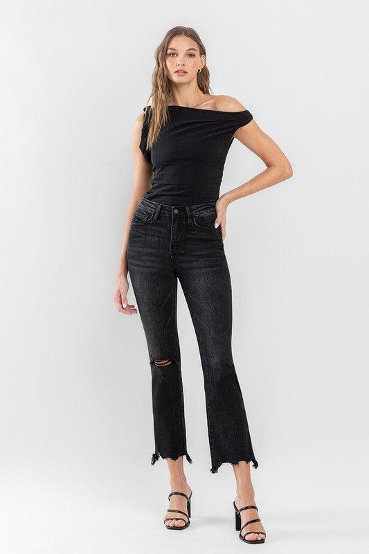 Mid Rise Flare Jeans- Doss Dollz