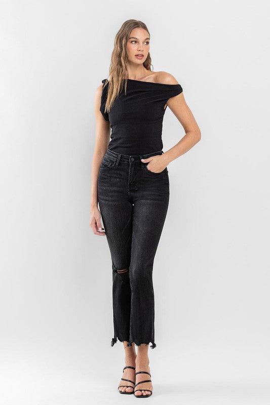 Mid Rise Flare Jeans- Doss Dollz