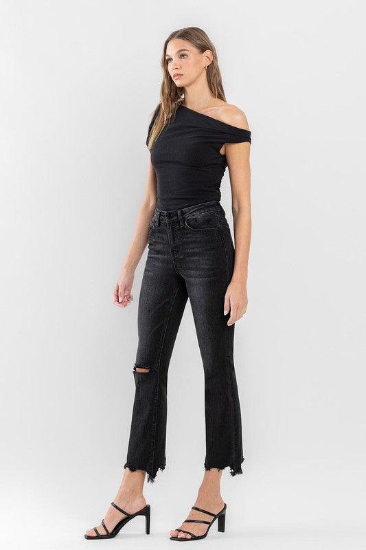 Mid Rise Flare Jeans- Doss Dollz