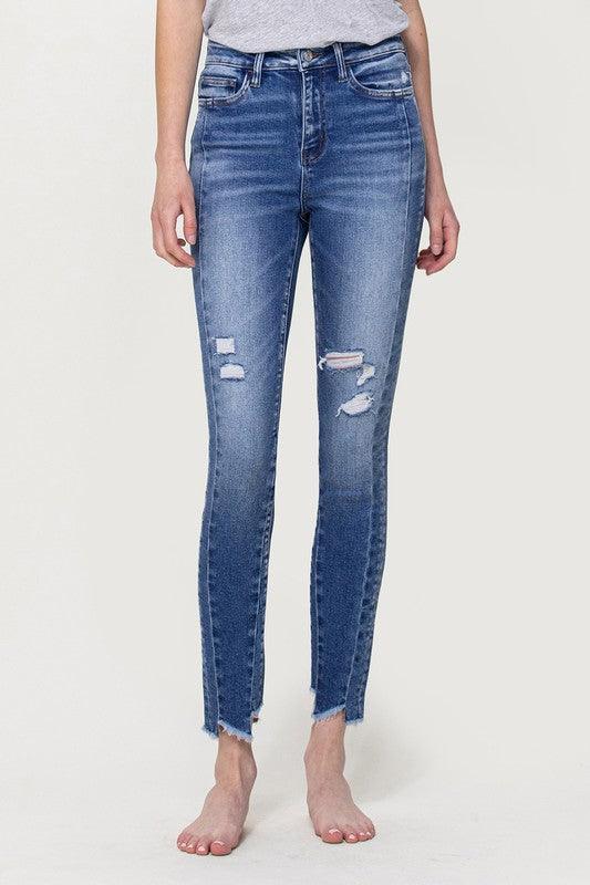 Mid Rise Flare Jeans- Doss Dollz