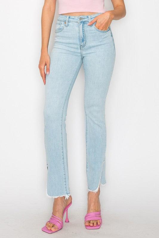 Mid Rise Flare Jeans- Doss Dollz