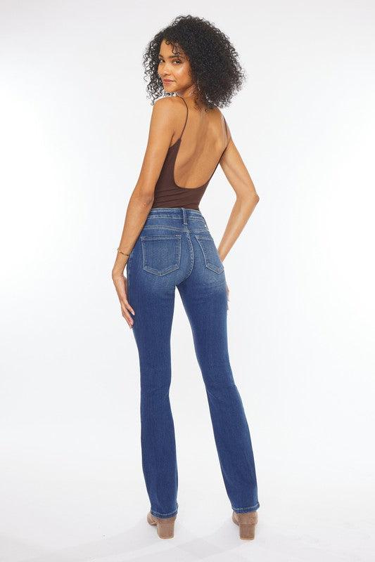 Mid Rise Flare Jeans- Doss Dollz