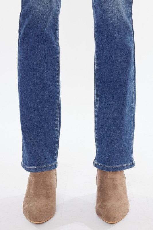 Mid Rise Flare Jeans- Doss Dollz