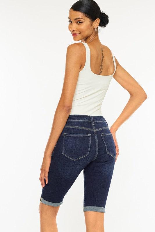 Mid Rise Flare Jeans- Doss Dollz