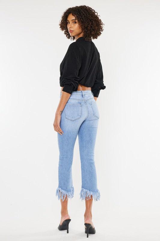 Mid Rise Flare Jeans- Doss Dollz