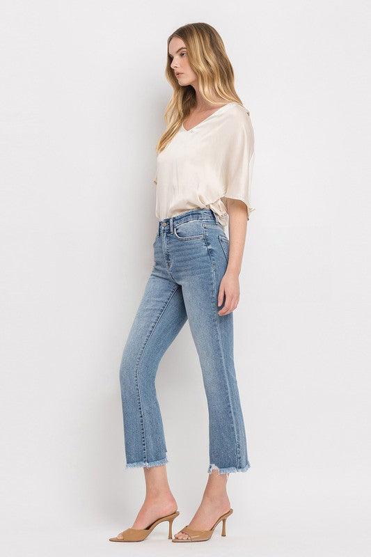 Mid Rise Flare Jeans- Doss Dollz